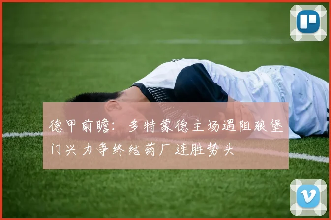 德甲前瞻：多特蒙德主场遇阻狼堡门兴力争终结药厂连胜势头